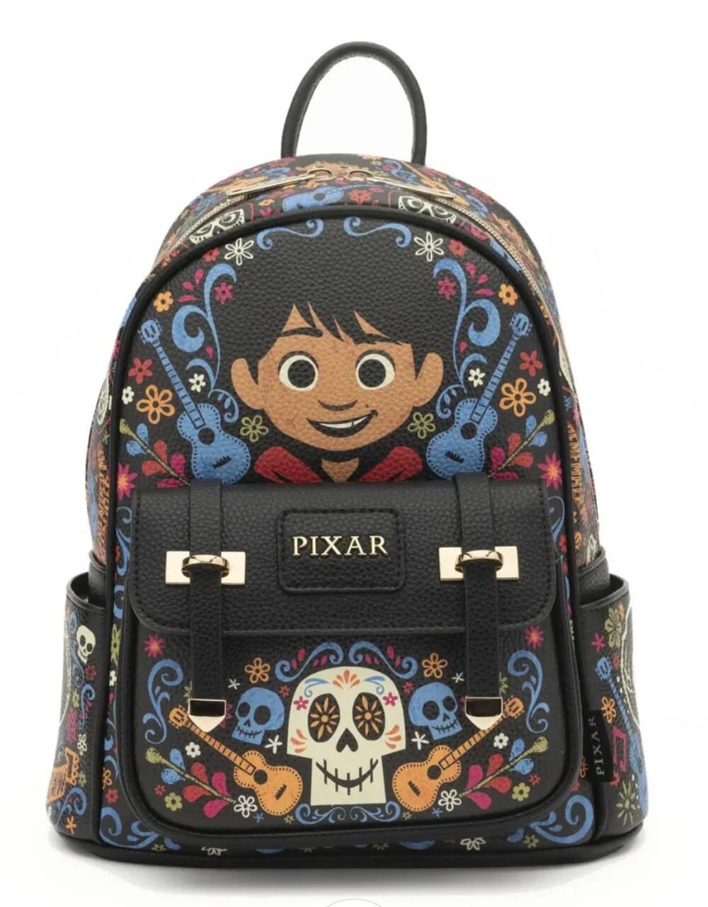 NWT Disney Wondapop Coco Miguel Hector Ernesto Faux Pebbled Leather Backpack - Picture 1 of 8